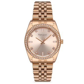 Ferrucci FRC.13024M.02 35 mm Rose Gold Çelik Kordon Analog Kadın Kol Saati