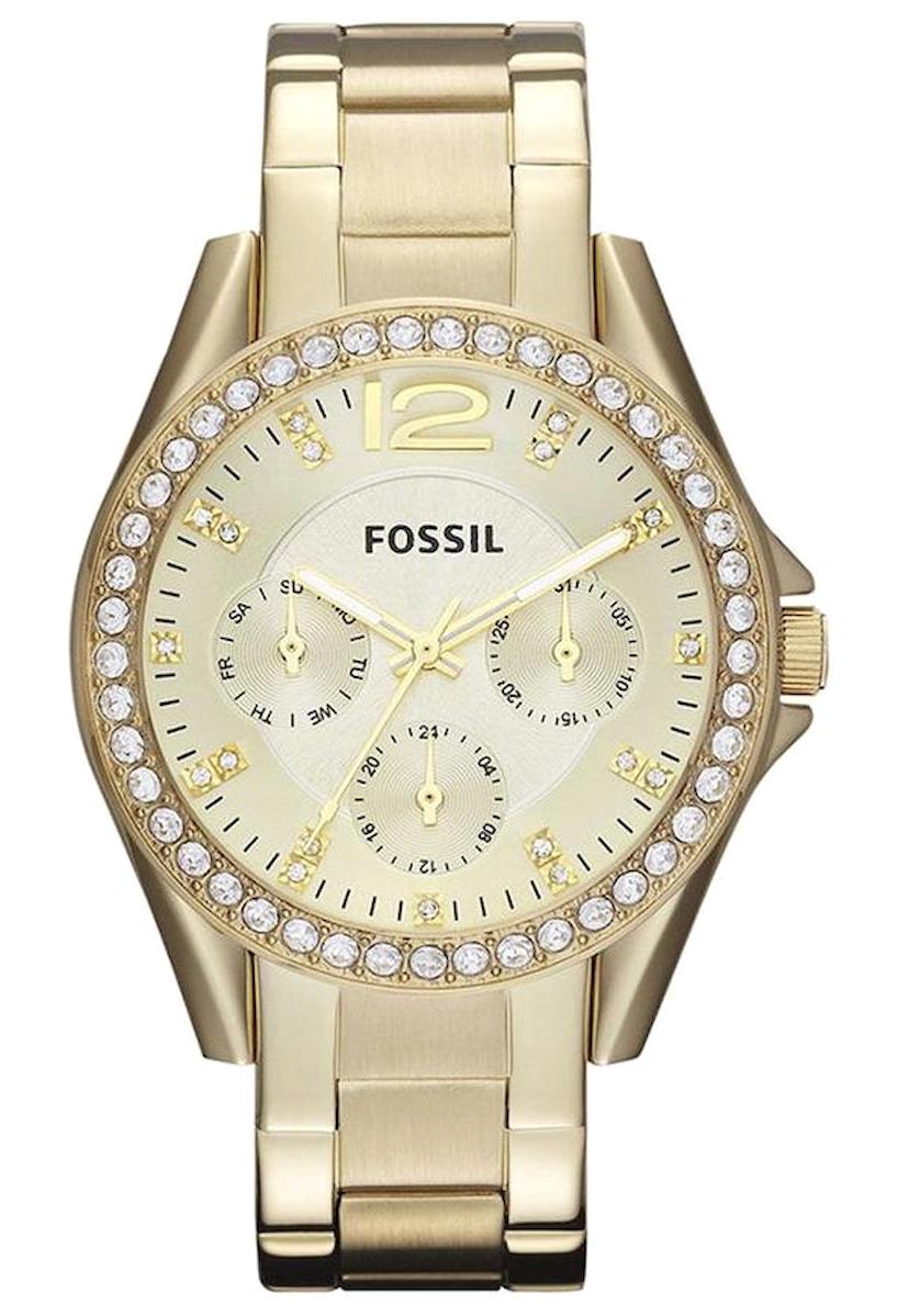 Fossil FES3203 38 mm Altın Çelik Kordon Analog Kadın Kol Saati