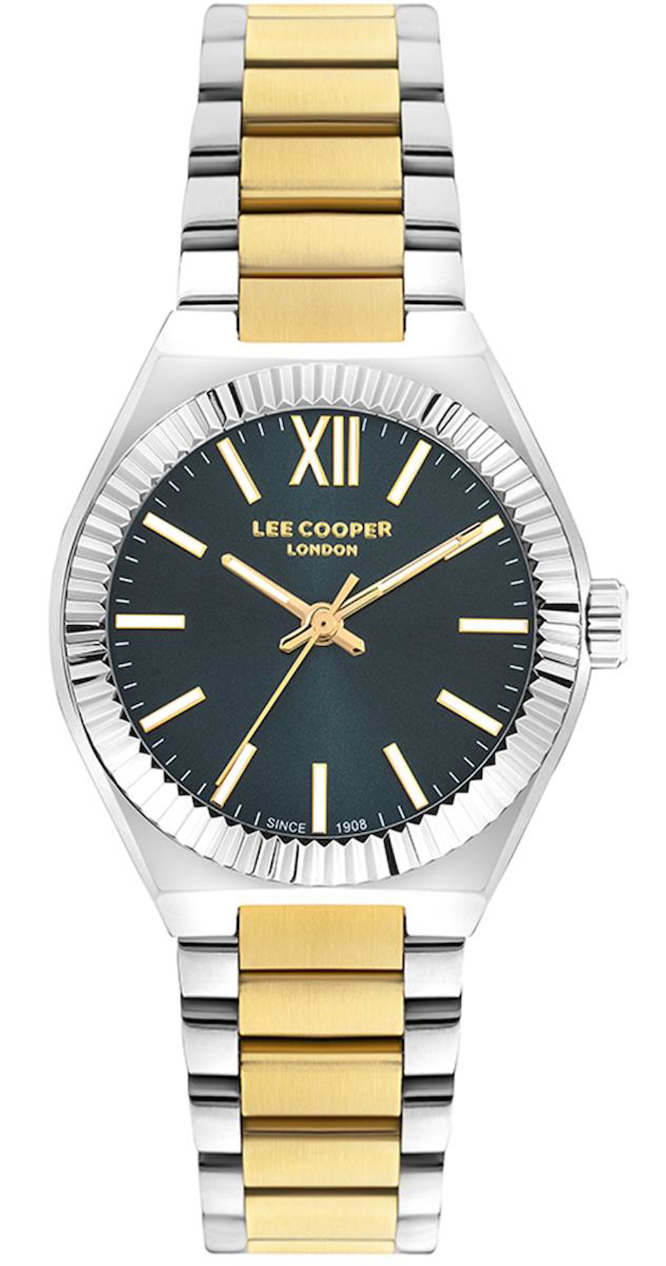 Lee Cooper LC07970.270 40 mm Altın Metal Kordon Analog Kadın Kol Saati