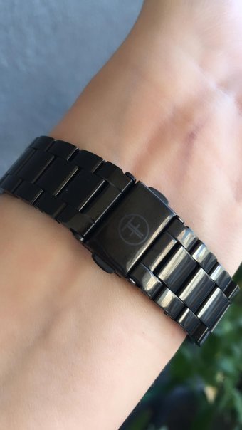 Freelook F.3.1022.04 34 mm Siyah Çelik Kordon Analog Kadın Kol Saati