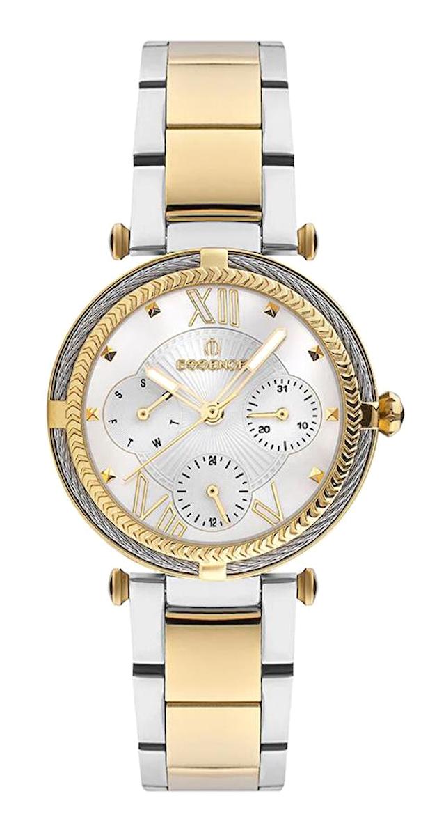 Essence ES6762FE.220 36 mm Altın-Gri Çelik Kordon Analog Kadın Kol Saati