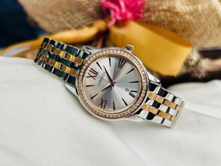 Homies HM22004S01-4 33 mm Gri-Rose Gold Çelik Kordon Analog Kadın Kol Saati