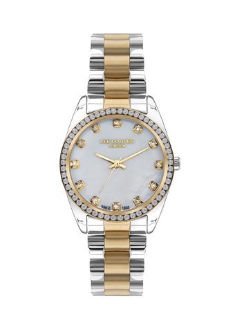 Lee Cooper LC07478.220 40 mm Altın Çelik Kordon Analog Kadın Kol Saati