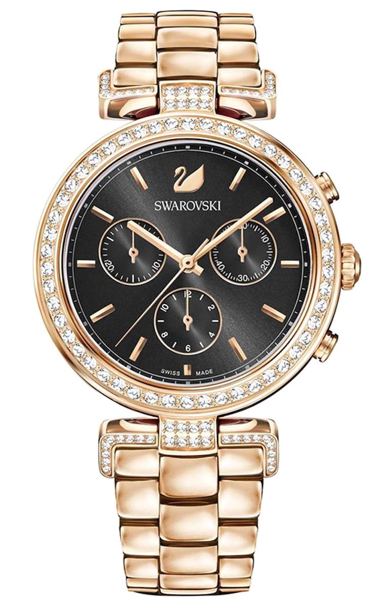 Swarovski SWR5295366 38 mm Altın Çelik Kordon Analog Kadın Kol Saati