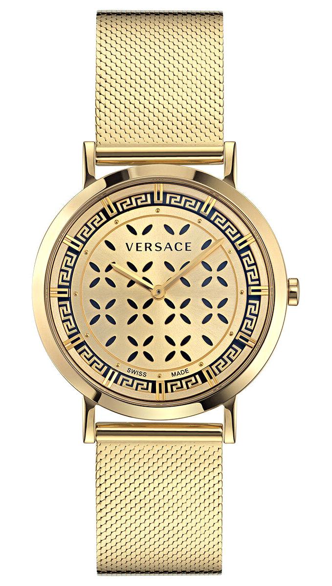Versace VRSCVE3M01223 36 mm Altın Çelik-Hasır Kordon Analog Kadın Kol Saati