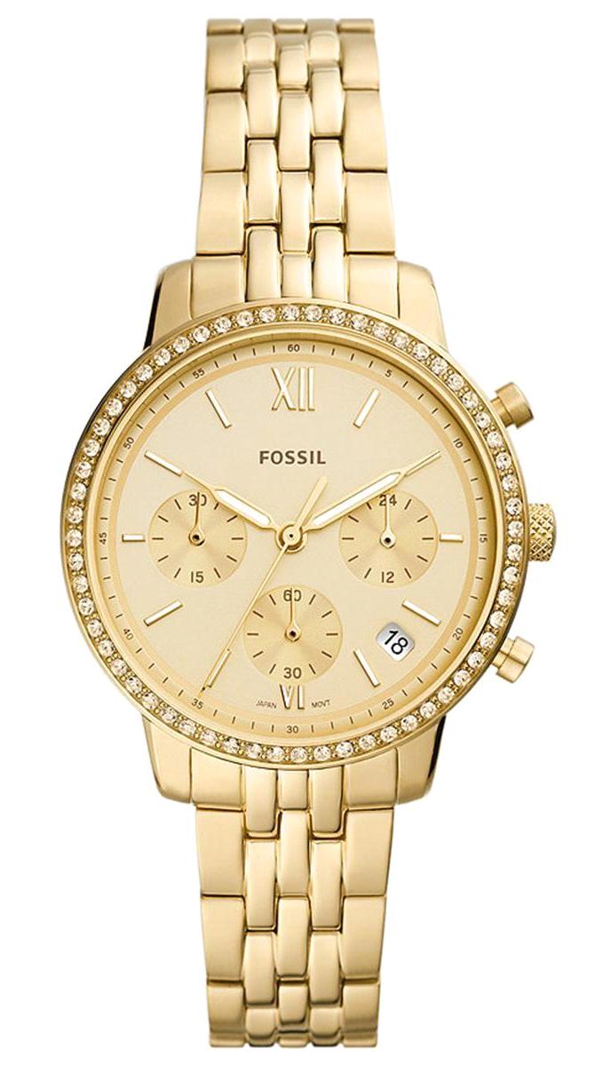 Fossil FES5219 36 mm Altın Çelik Kordon Analog Kadın Kol Saati