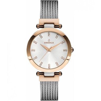 Essence ES6764FE.530 36 mm Gri Çelik Kordon Analog Kadın Kol Saati