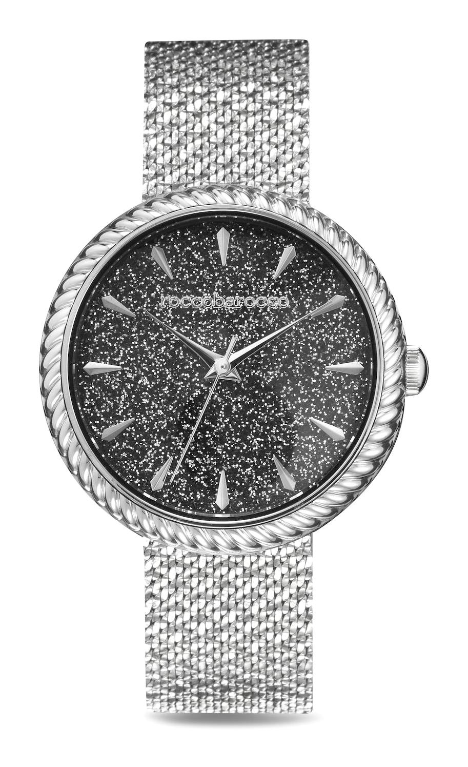 Rocco Barocco RB.2950L-02M 34 mm Gri Çelik Kordon Analog Kadın Kol Saati
