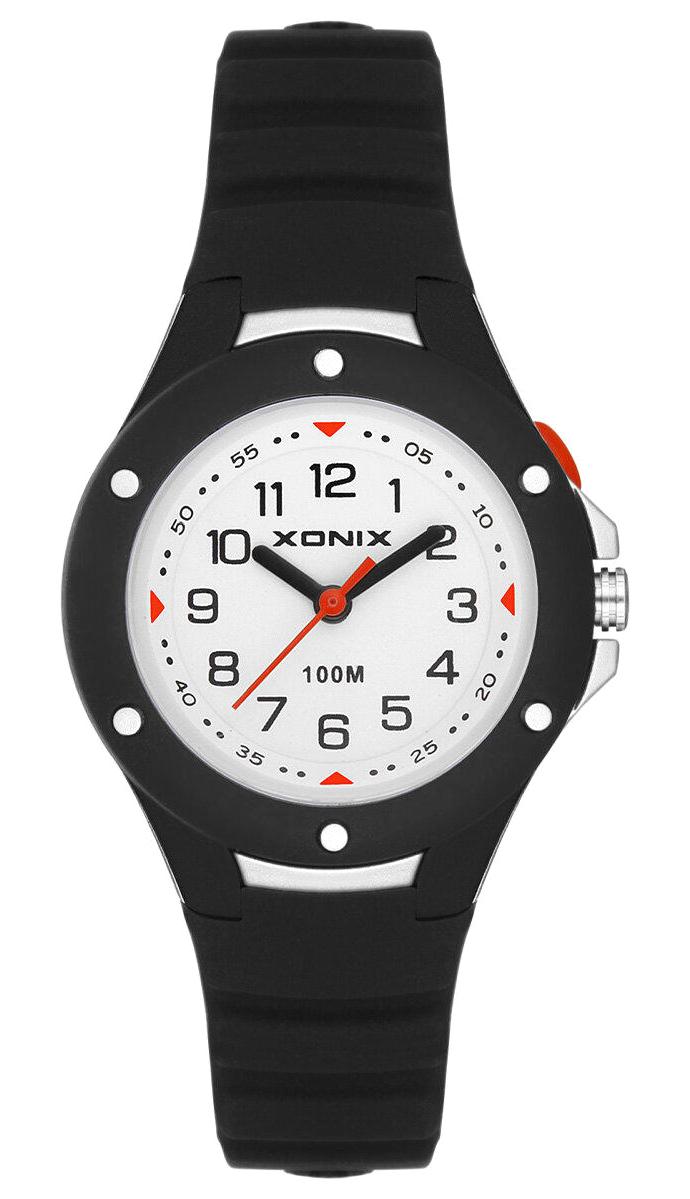 Xonix XOX-ABD007 35 mm Siyah Silikon Kordon Analog Kadın Kol Saati