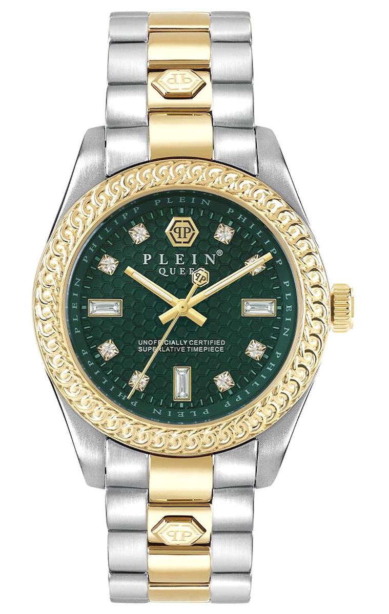 Philipp Plein PWDAA0421 36 mm Altın-Gri Çelik Kordon Analog Kadın Kol Saati