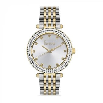 Freelook FL.1.10093.1 36 mm Altın-Gri Çelik Kordon Analog Kadın Kol Saati