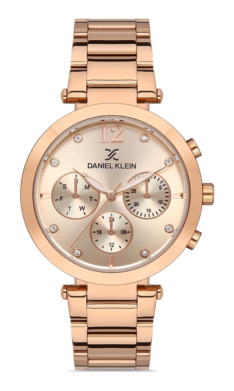 Daniel Klein DKE.1.10115.3 36 mm Rose Gold Metal Kordon Analog Kadın Kol Saati