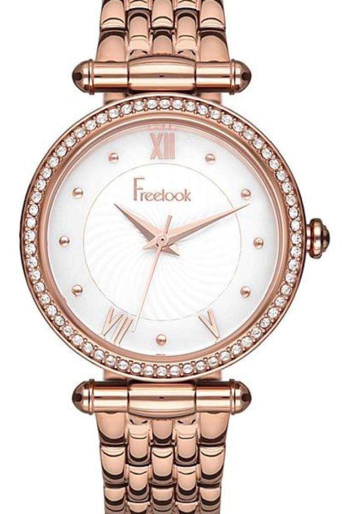 Freelook F.8.1073.04 33 mm Rose Gold Çelik Kordon Analog Kadın Kol Saati