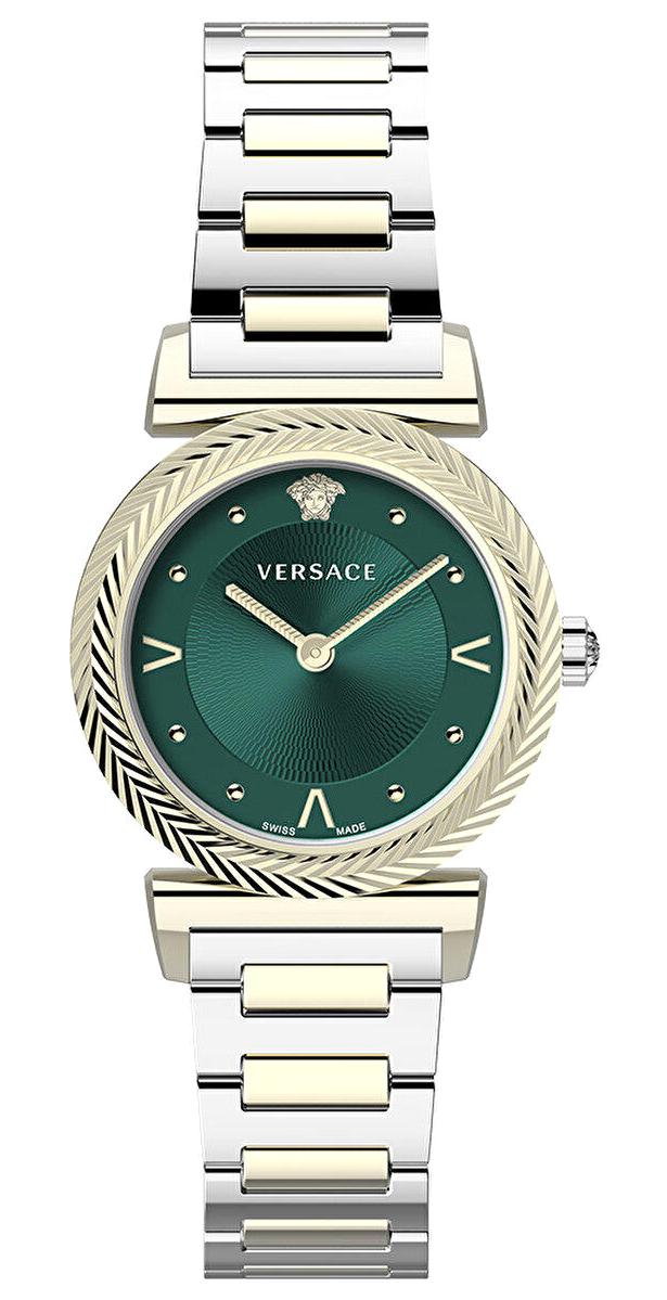Versace VRSCVERE01319 36 mm Gri Çelik Kordon Analog Kadın Kol Saati
