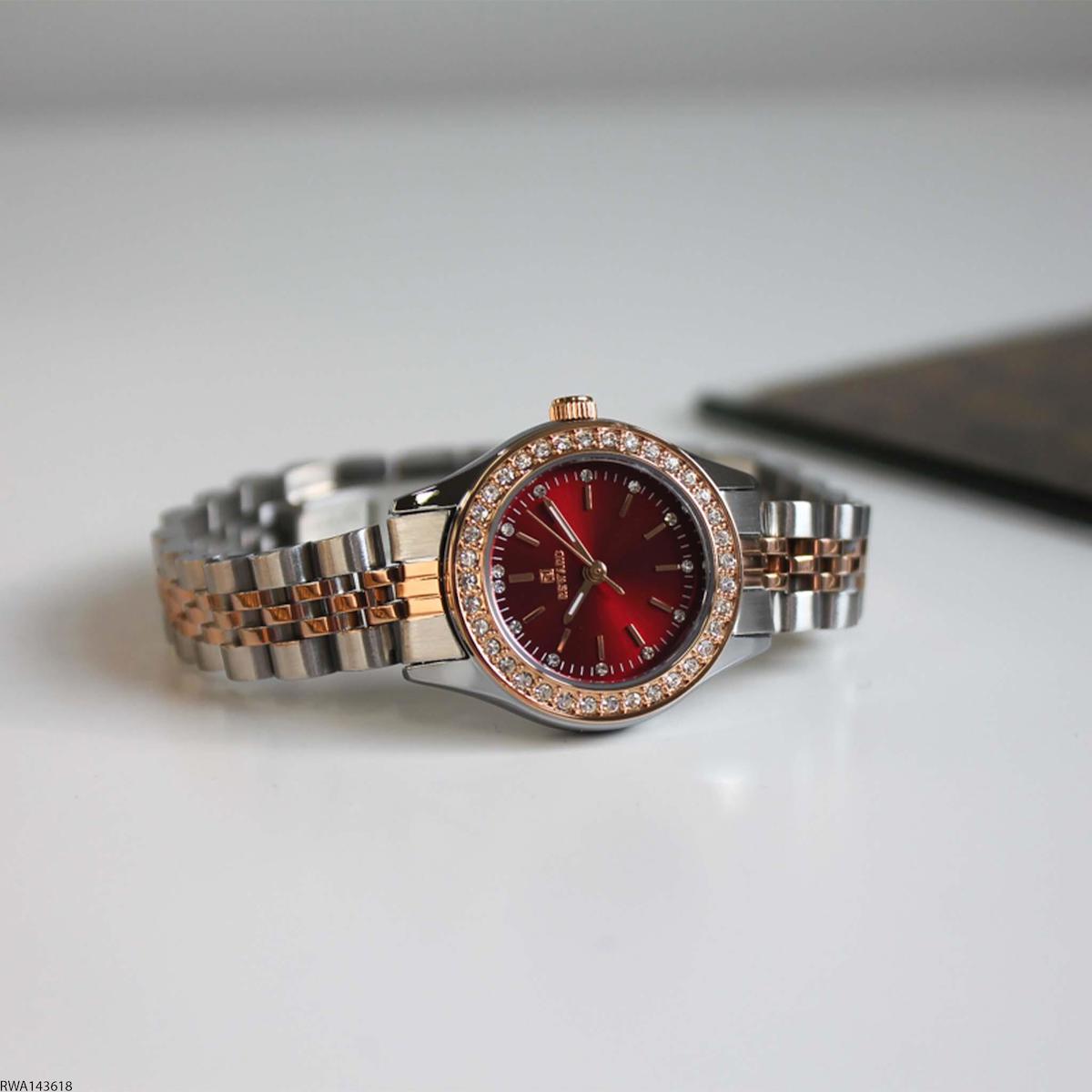 Reward RWA143618 20 mm Gri-Rose Gold Çelik Kordon Analog Kadın Kol Saati