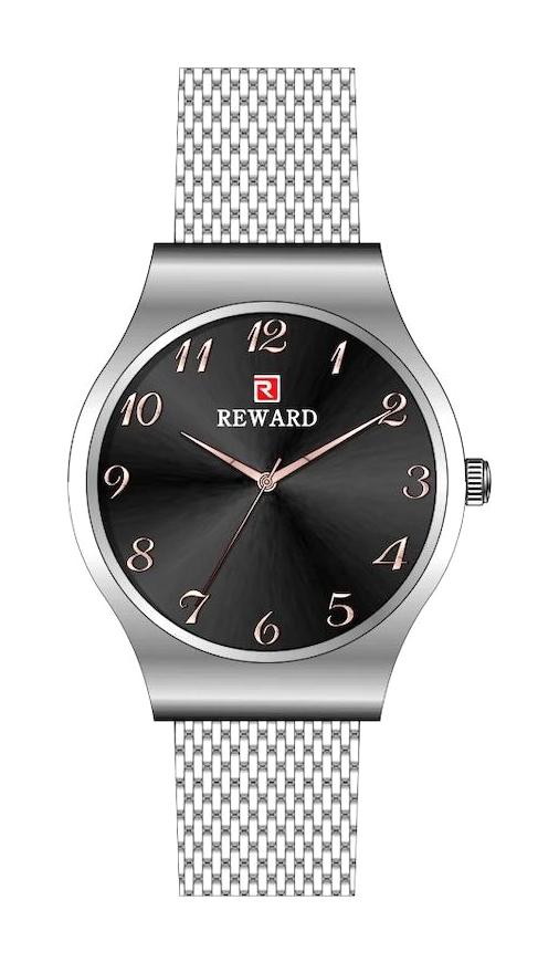 Reward A141592 35 mm Gri Çelik-Hasır Kordon Analog Kadın Kol Saati