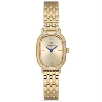 Momentus SS224G-08SG 22-33 mm Altın Çelik Kordon Analog Kadın Kol Saati