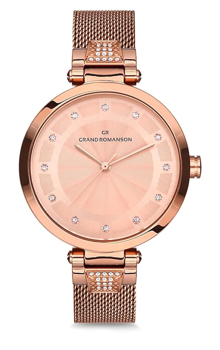 Romanson GR.1.AG1201.02 36 mm Bakır Metal Kordon Analog Kadın Kol Saati