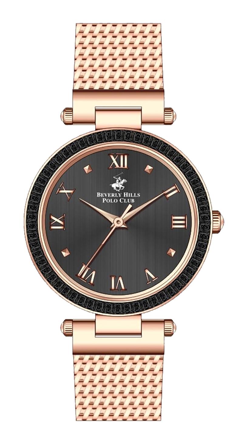 Beverly Hills Polo Club BP3105X.850 35 mm Bronz Çelik Kordon Analog Kadın Kol Saati