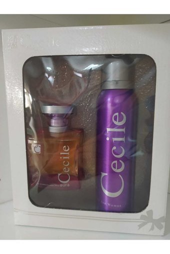 Cecile Aura İkili Kadın Parfüm Deodorant Seti EDT 100 ml + Deodorant 150 ml