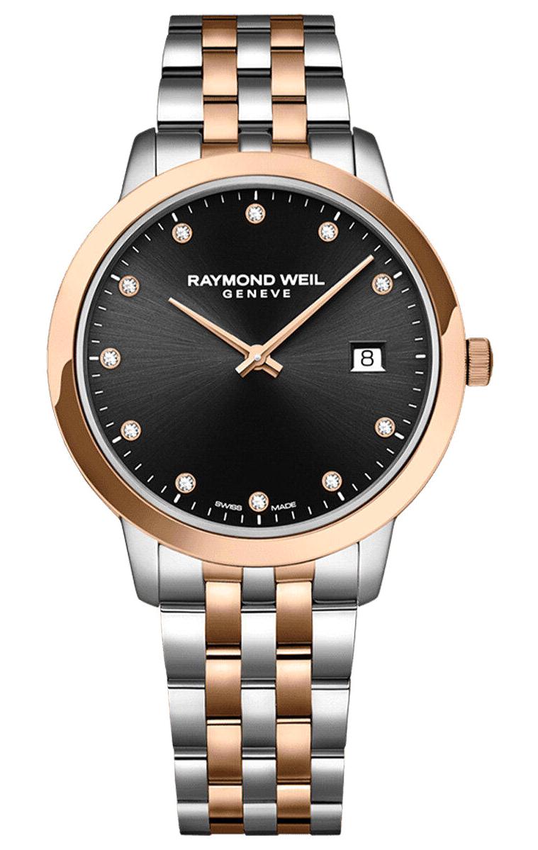 Raymond Weil RW5385SP520081 Takvimli 34 mm Gri-Rose Gold Çelik Kordon Analog Kadın Kol Saati