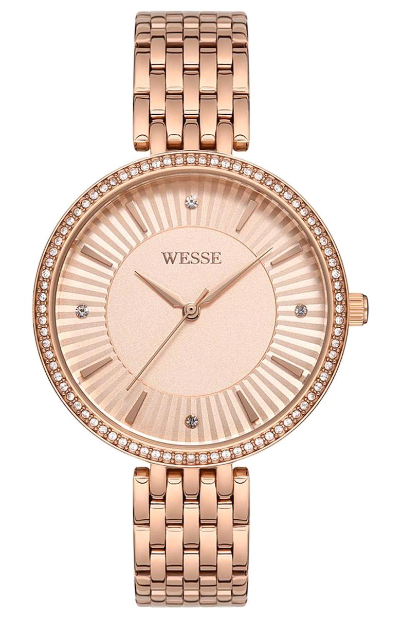 Wesse WWL109203 37 mm Rose Gold Çelik Kordon Analog Kadın Kol Saati