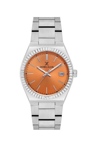 Daniel Klein DKE.1.10647-2 Takvimli 34 mm Gri Çelik Kordon Analog Kadın Kol Saati