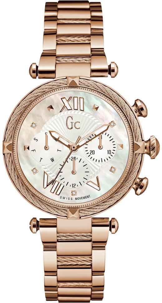 Guess GCY16114L1MF Takvimli 36 mm Rose Gold Çelik Kordon Analog Kadın Kol Saati