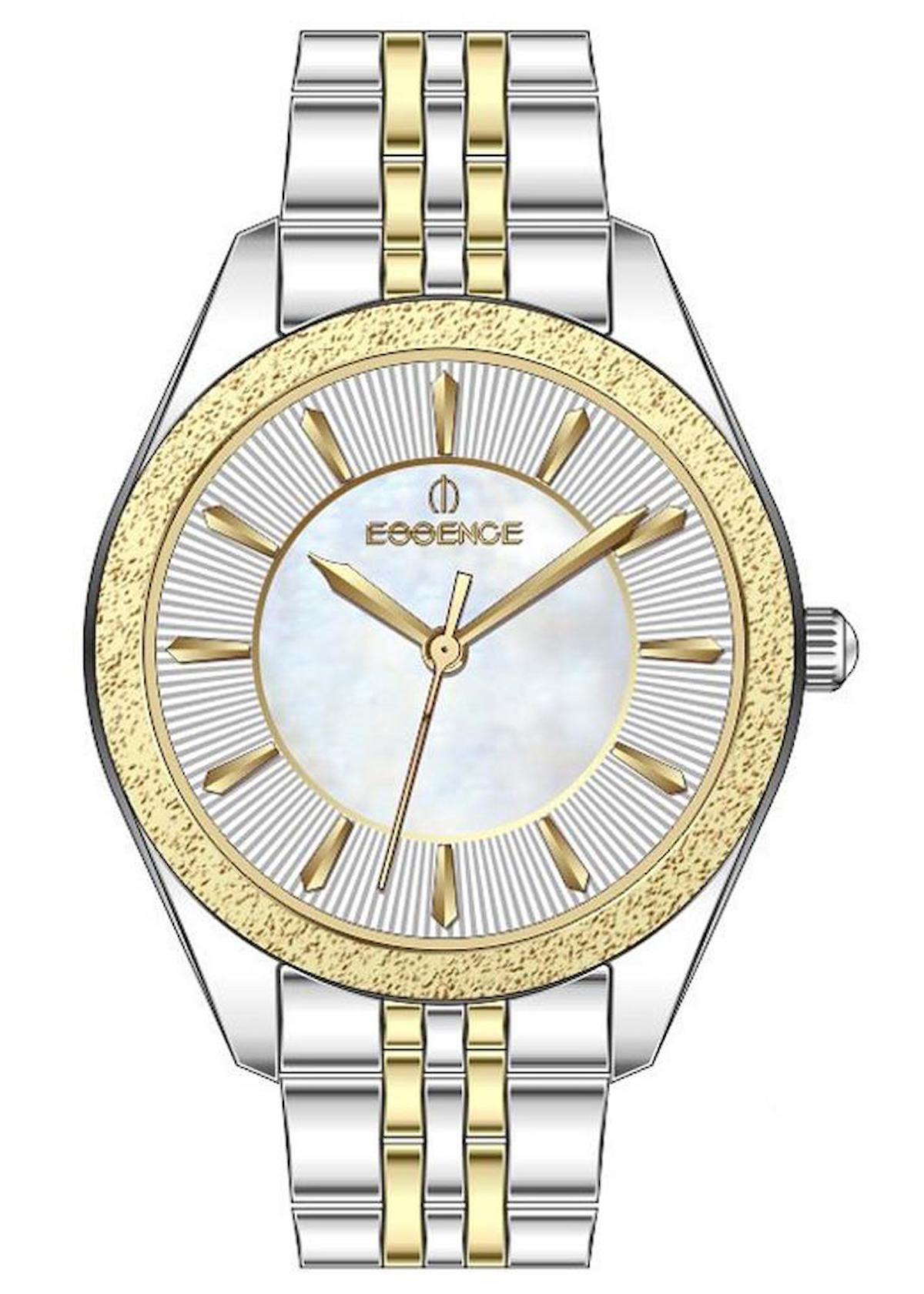 Essence ES6794FE.220 35 mm Altın-Gri Çelik Kordon Analog Kadın Kol Saati
