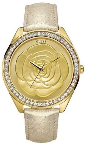 Guess GUW95112L1 36 mm Altın Deri Kordon Analog Kadın Kol Saati