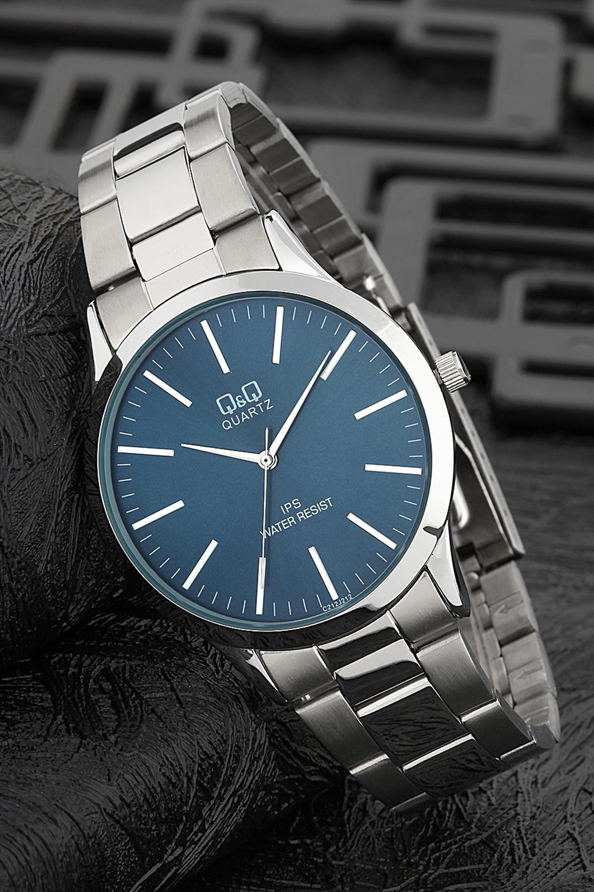 Q&Q 3G852 36 mm Gri Metal Kordon Analog Kadın Kol Saati