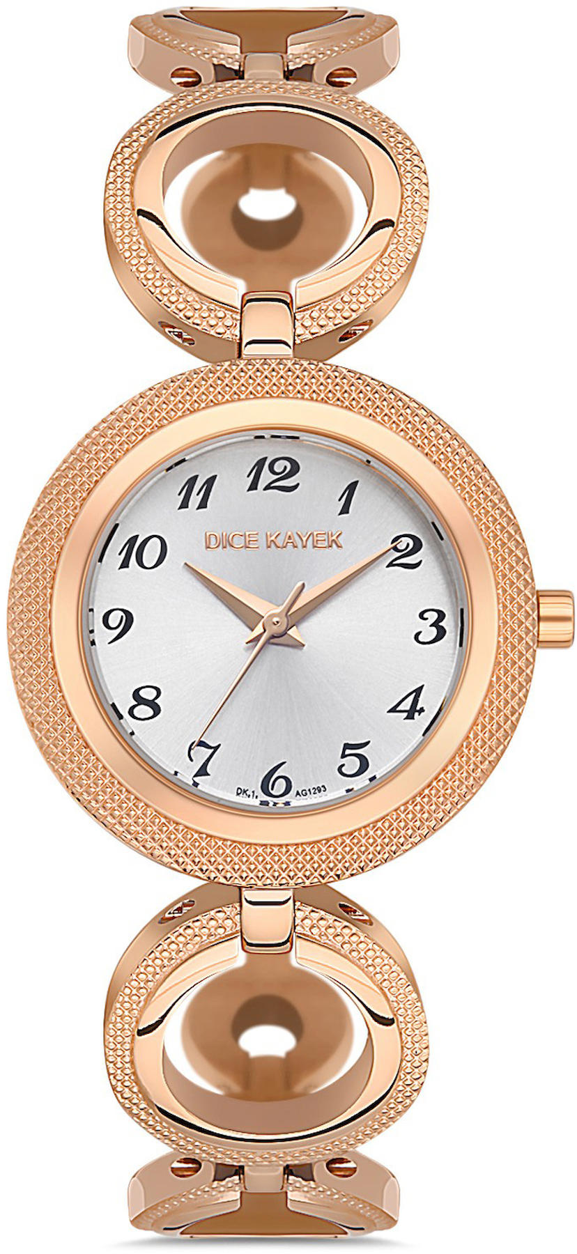 Dice Kayek DK.1.AG1293.05 30 mm Rose Gold Çelik Kordon Analog Kadın Kol Saati