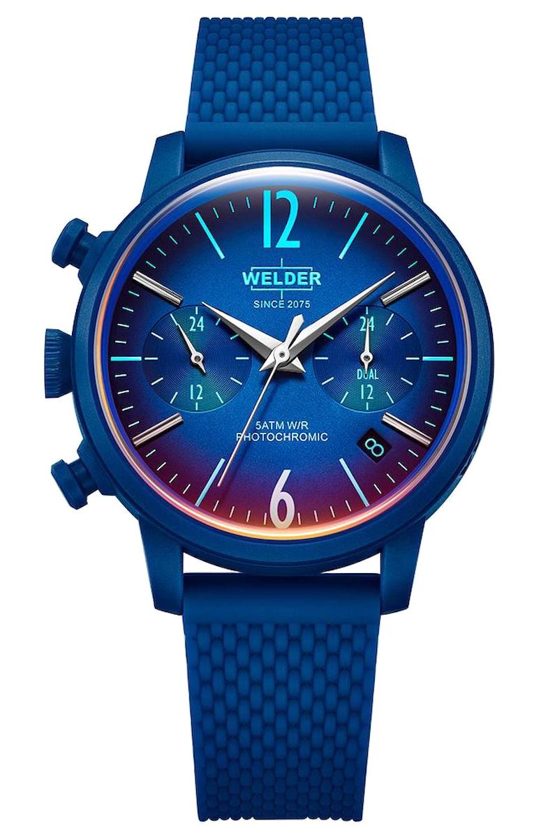 Welder Watch WWRP603 Takvimli 38 mm Mavi Silikon Kordon Analog Kadın Kol Saati