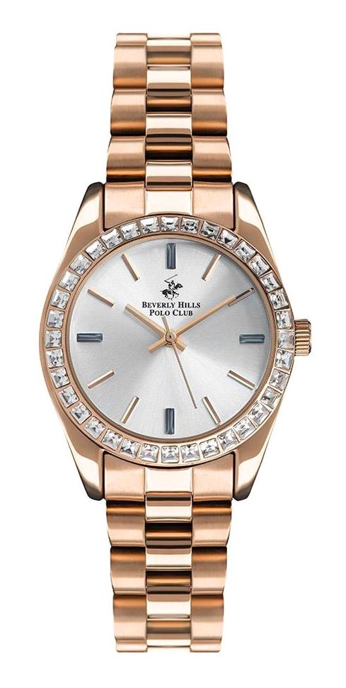 Beverly Hills Polo Club BP3171C.430 35 mm Rose Gold Çelik Kordon Analog Kadın Kol Saati