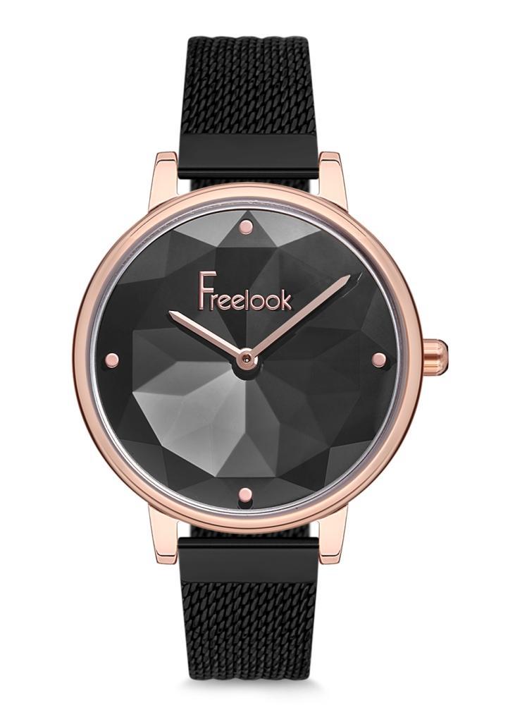 Freelook F.3.1035.05 38 mm Siyah Çelik Kordon Analog Kadın Kol Saati