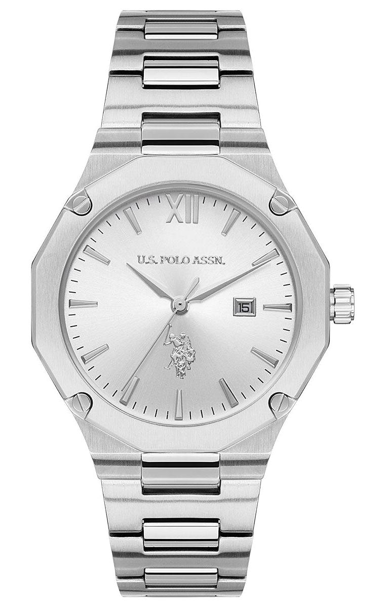 U.S. Polo Assn USPA2063-01 Takvimli 36 mm Gri Çelik Kordon Analog Kadın Kol Saati