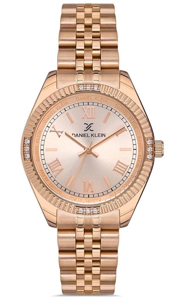 Daniel Klein EDK.1.10112.2 34 mm Rose Gold Metal Kordon Analog Kadın Kol Saati