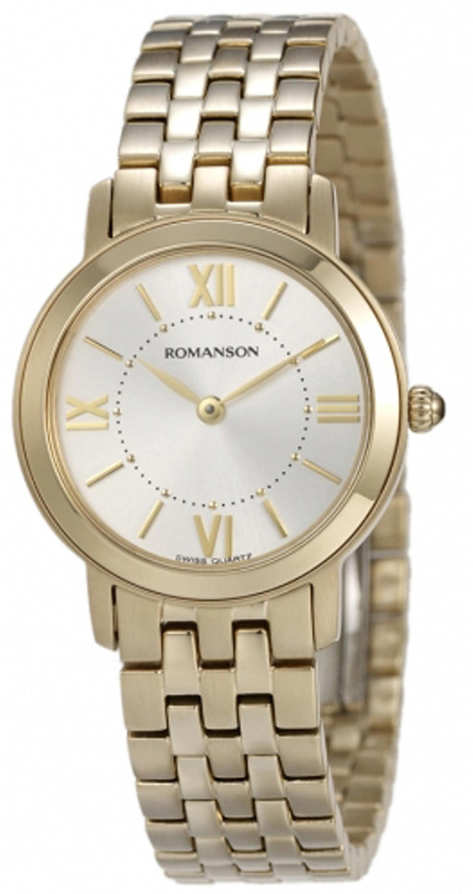 Romanson RM3240LL1GA11G 34 mm Altın Çelik Kordon Analog Kadın Kol Saati