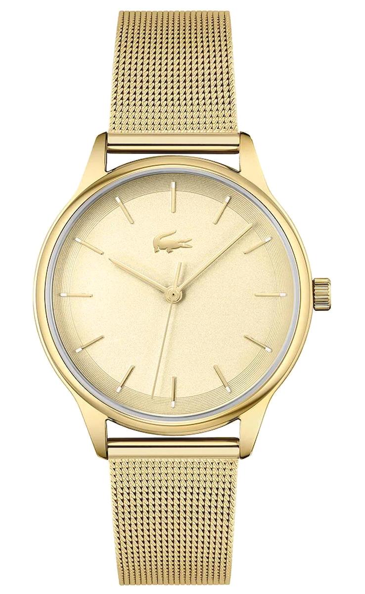 Lacoste LAC2001255 38 mm Altın Hasır Kordon Analog Kadın Kol Saati