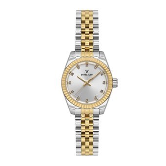 Daniel Klein DK.1.13729.3 30 mm Altın-Gri Çelik Kordon Analog Kadın Kol Saati
