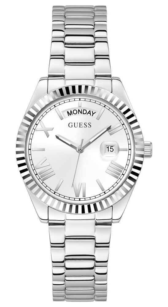 Guess GUGW0308L1 Takvimli 38 mm Gri Çelik Kordon Analog Kadın Kol Saati
