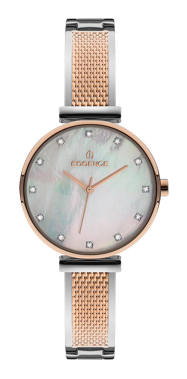 Essence ES6681FE.520 36 mm Gri-Rose Gold Çelik Kordon Analog Kadın Kol Saati