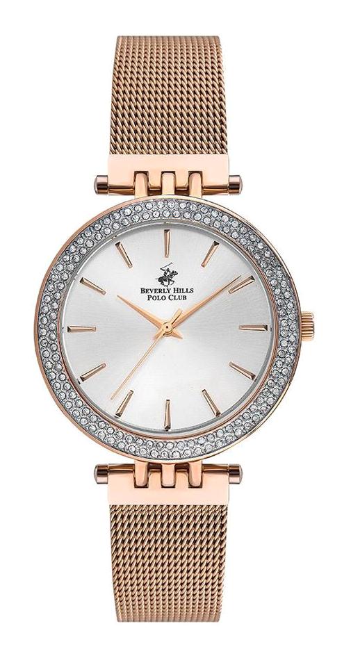 Beverly Hills Polo Club BP3203C.430 35 mm Rose Gold Çelik Kordon Analog Kadın Kol Saati