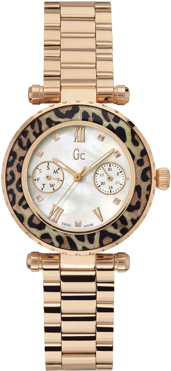 Guess GCX35015L4S Takvimli 36 mm Altın Çelik Kordon Analog Kadın Kol Saati