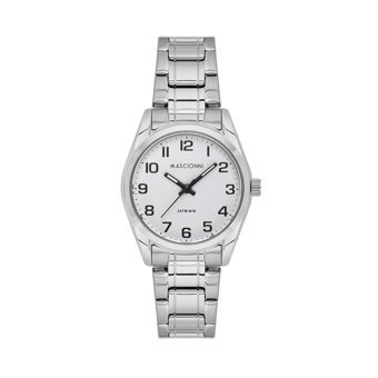 Mascionni M.1.1270D.01 38 mm Gri Çelik Kordon Analog Kadın Kol Saati