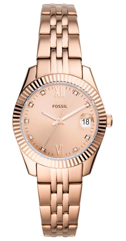 Fossil FES4898 34 mm Rose Gold Çelik Kordon Analog Kadın Kol Saati