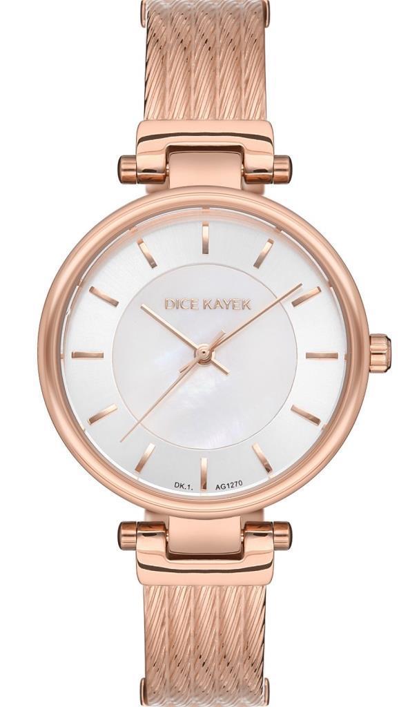 Dice Kayek DK.1.AG1270.07 36 mm Rose Gold Çelik Kordon Analog Kadın Kol Saati