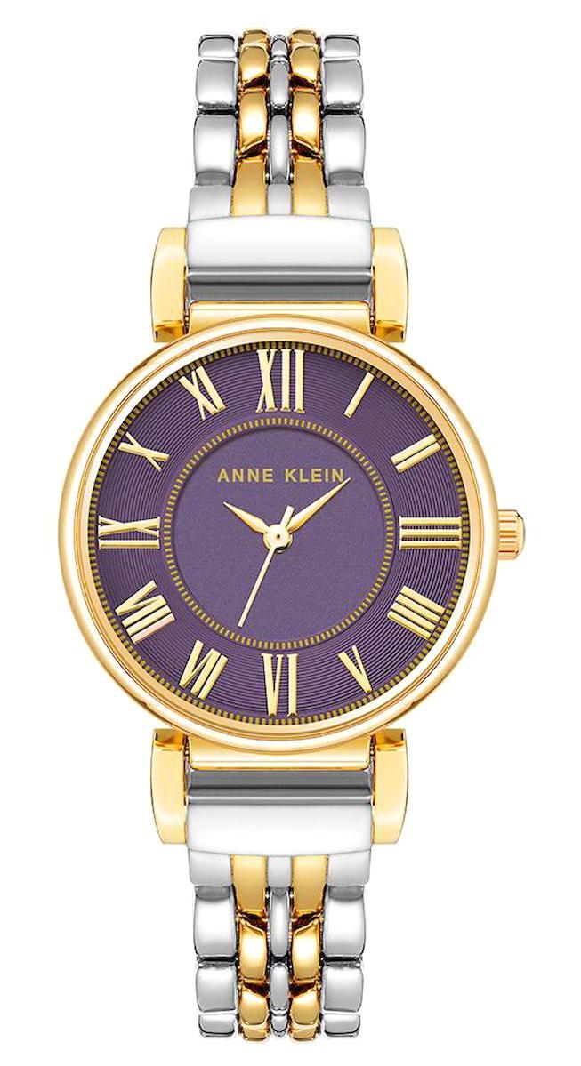 Anne Klein AK-2159NVTT 30 mm Altın Metal Kordon Analog Kadın Kol Saati
