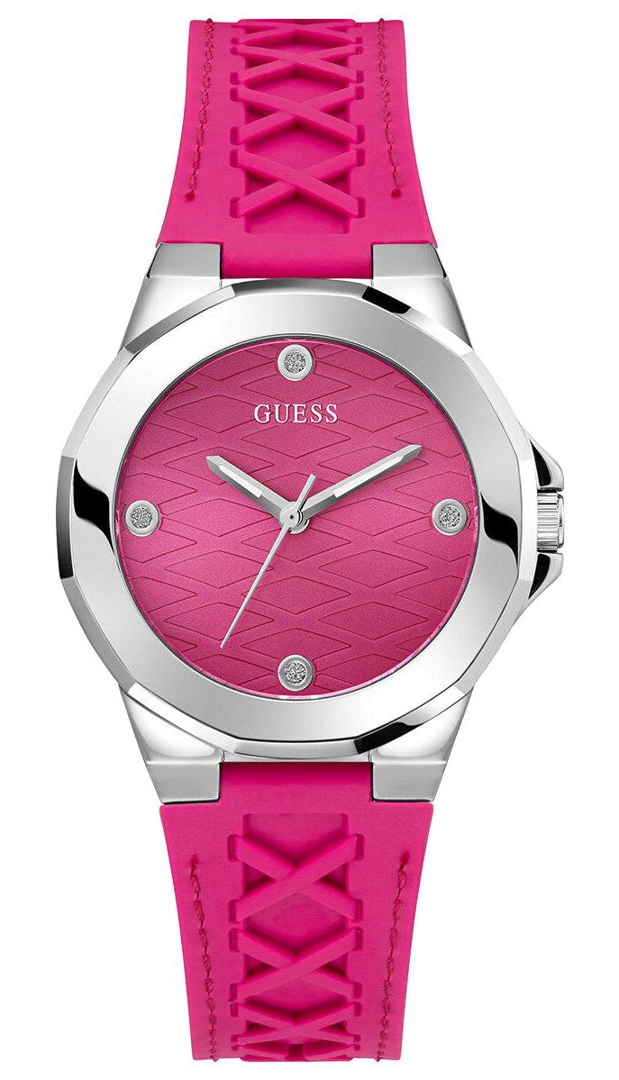Guess GUGW0599L1 38 mm Pembe Silikon Kordon Analog Kadın Kol Saati