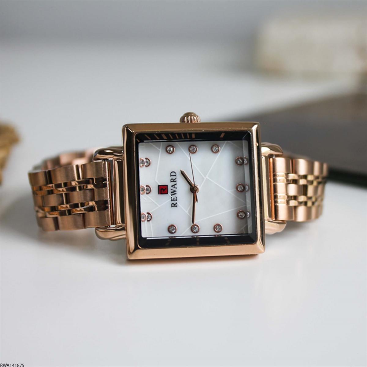 Reward RWA141875 28 mm Rose Gold Çelik Kordon Analog Kadın Kol Saati